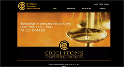 Desktop Screenshot of crichtonsco.com